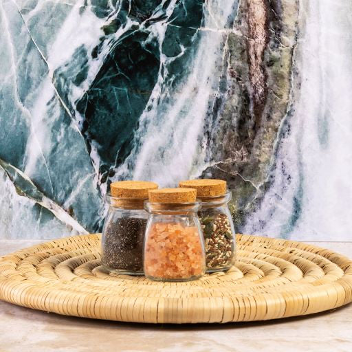 Round Bottle & Cork Lid 100ml 6 Pack The Consol Shop Woodmead