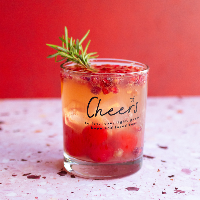 SPICED POMEGRANATE FIZZ MOCKTAIL