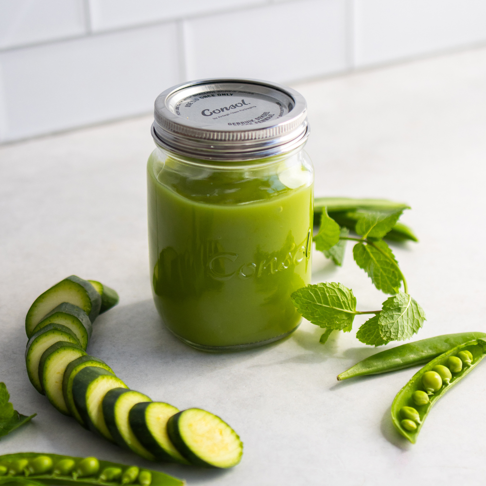 Baby Pea Purée with Mint