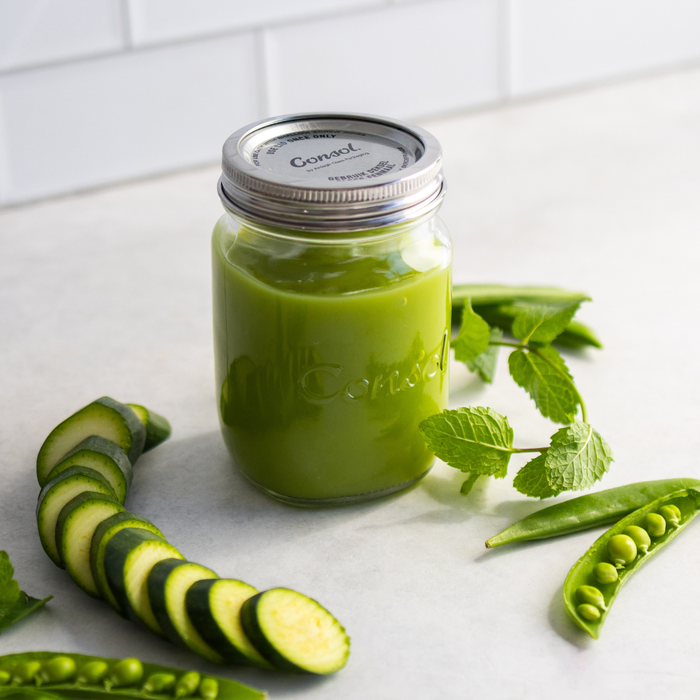 Baby Pea Purée with Mint