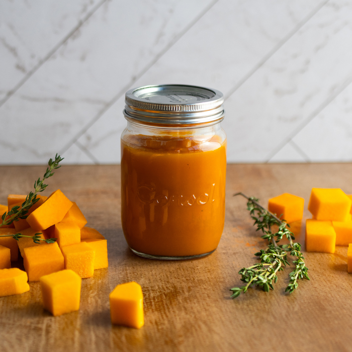 Baby Pumpkin Purée with Thyme