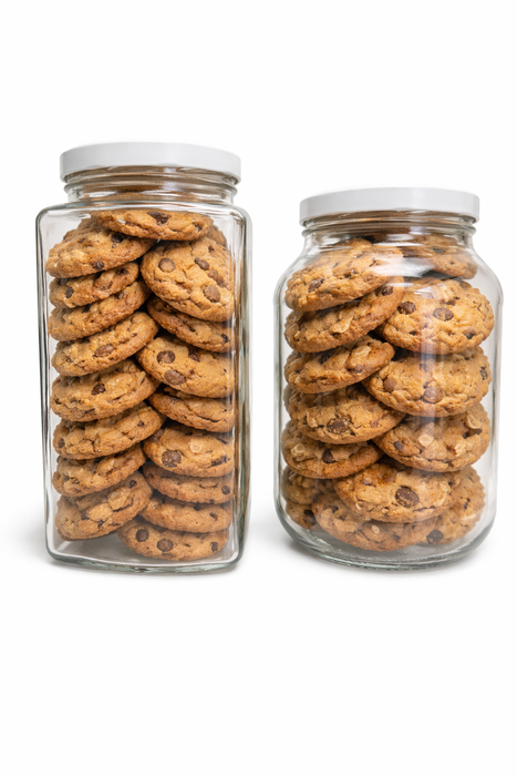 Evolution Glass Jar 3100ml (3.1L) with White Lid