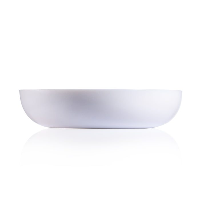 Consol Glass Opal Serving Bowl 170mm White