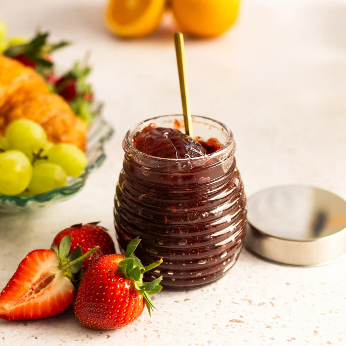 Beehive Jar 210ml with Silver Lid