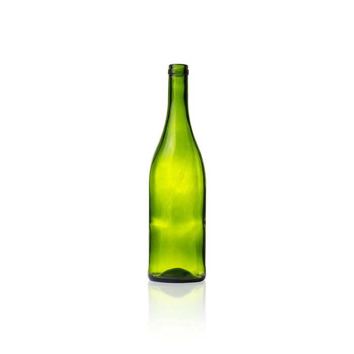 Consol Glass Burgundy Wine Bottle DG 750ml with RL8 Cork Lid