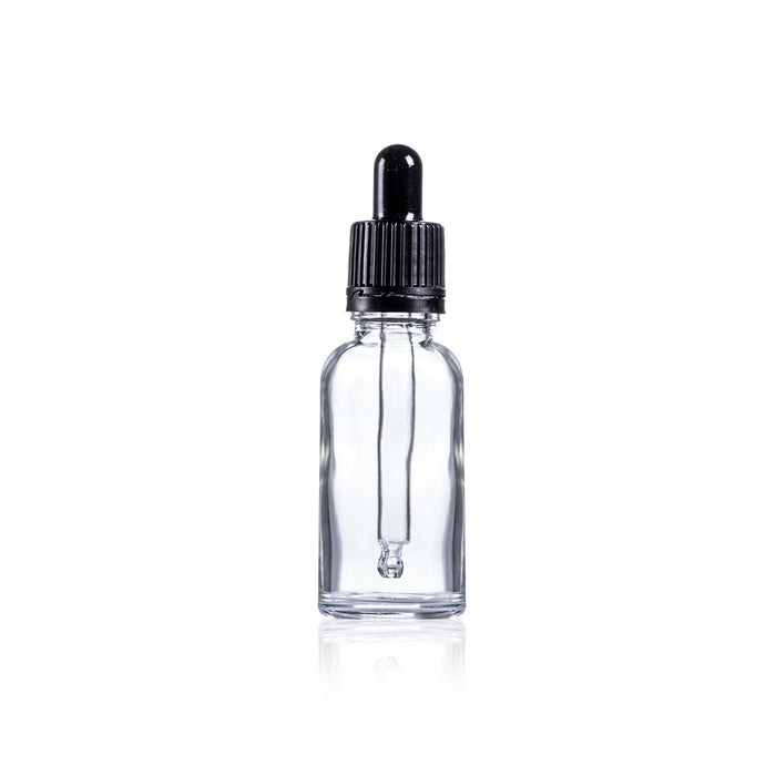 Clear Dropper Bottle 30ml with Lid