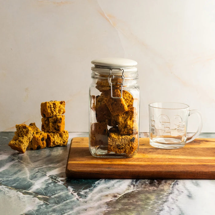 Cliptop Jar 1250ml (1.25L) with Ceramic Lid