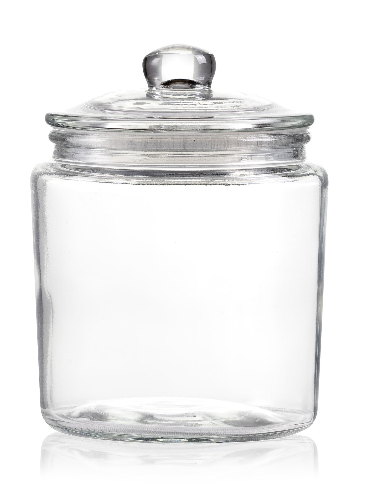 Jar Small 1000ml (1L) With Glass Lid and Plastic Seal – The Consol Shop ...