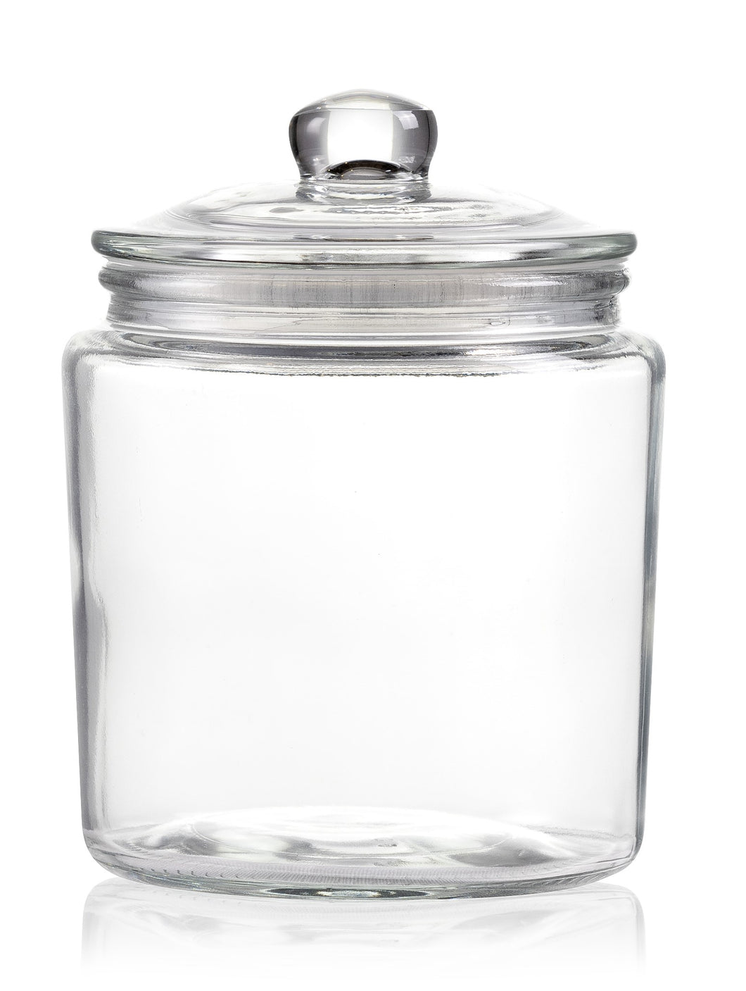 Consol Glass Jar Small 1000ml (1L) With Glass Lid and Plastic Seal