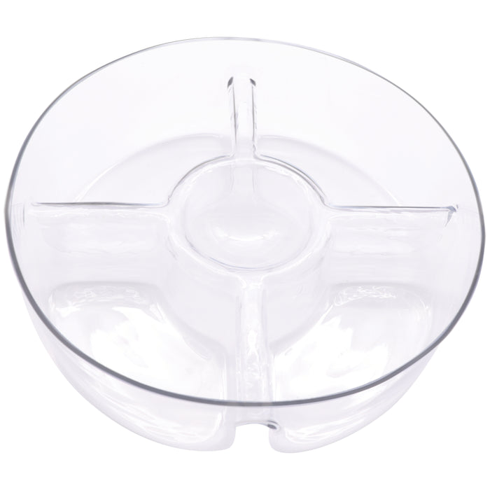 Consol Glass Genoa Serving Bowl ( 5 Sections )