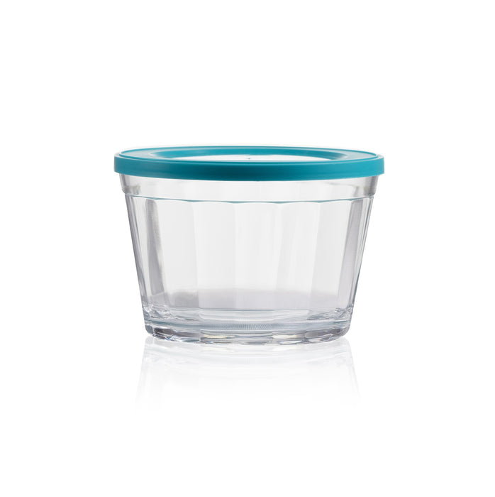 Americano Medium Bowl 350ml With Turquise Lid