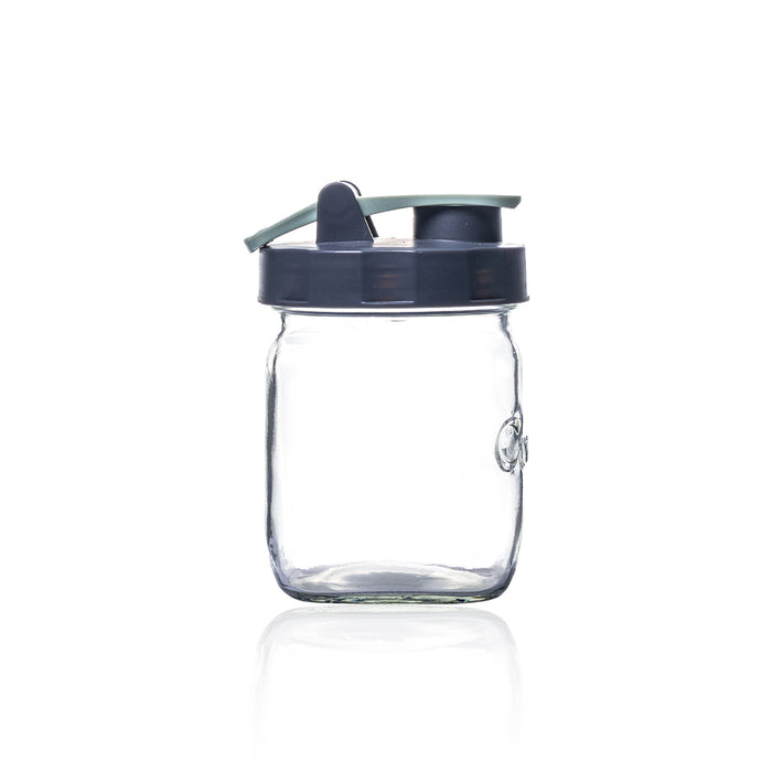 Consol Glass Preserve Jar with Sage Flip Top Lid 500ml
