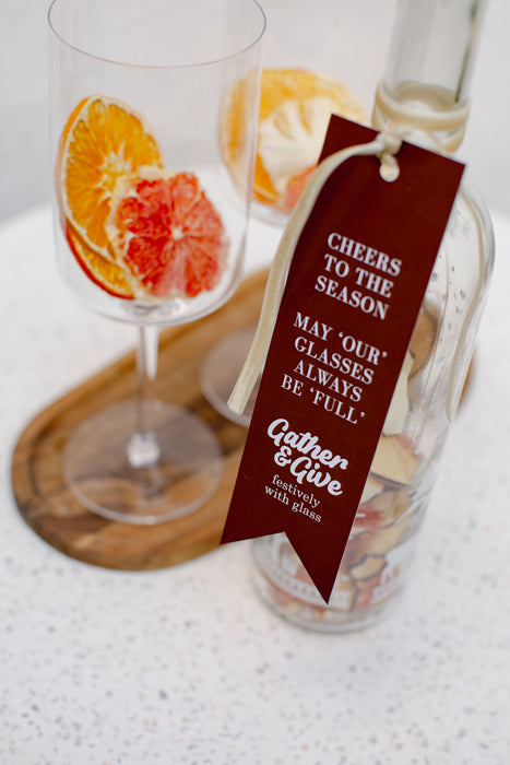Festive Theme Wine Bottle 30CM 750ml With Cork