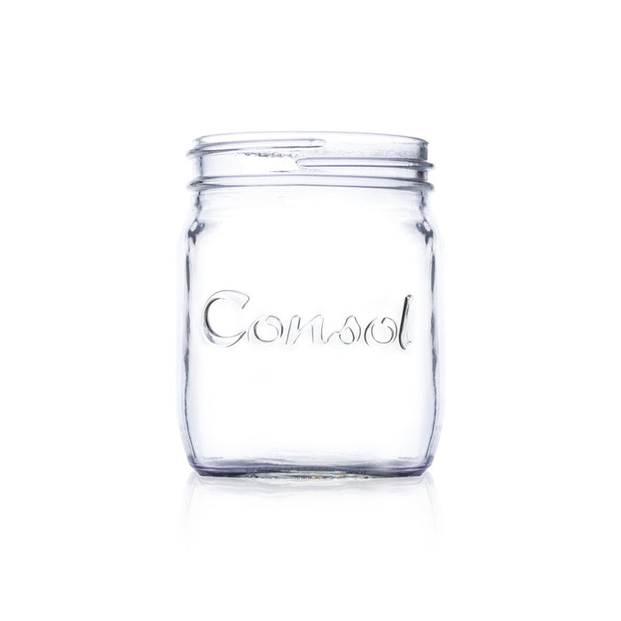 Consol Glass Preserve Jar 500ml without Lid(12 Carton Pack)
