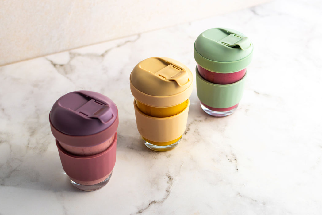 Consol Glass Lugo Travel Mug With Lid 320ml