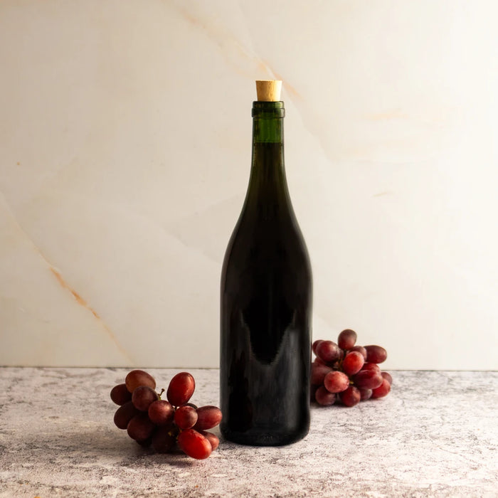Consol Glass Burgundy Wine Bottle DG 750ml with RL8 Cork Lid
