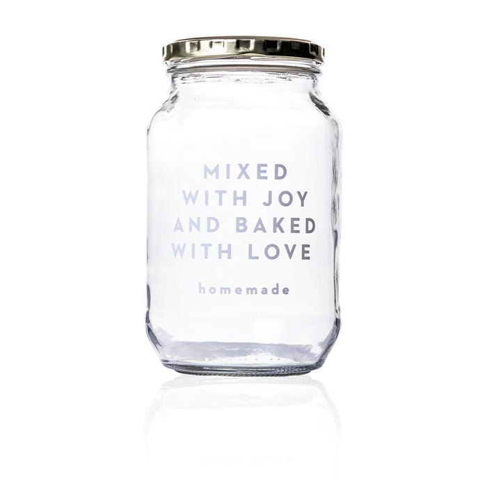 Consol Glass Festive Catering Jar 1L