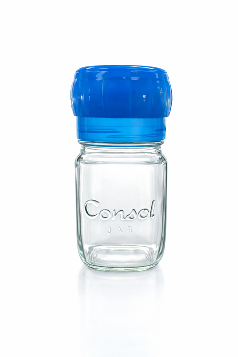 Consol Glass Grinder 250ml Blue