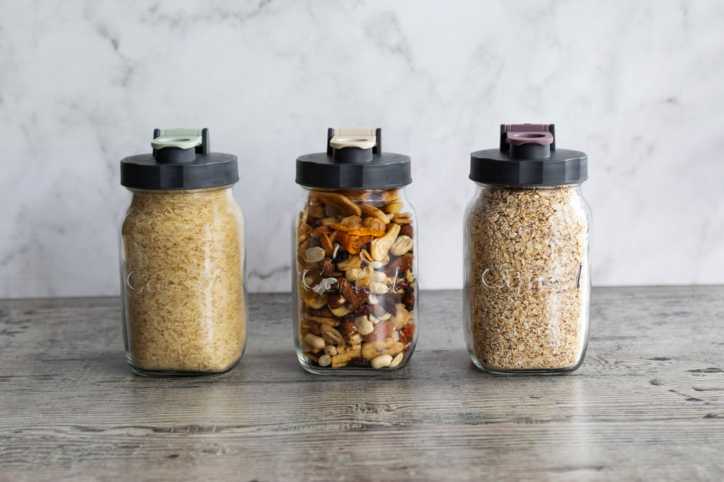 Consol Glass preserve Jar with Flip Top Lid 500ml