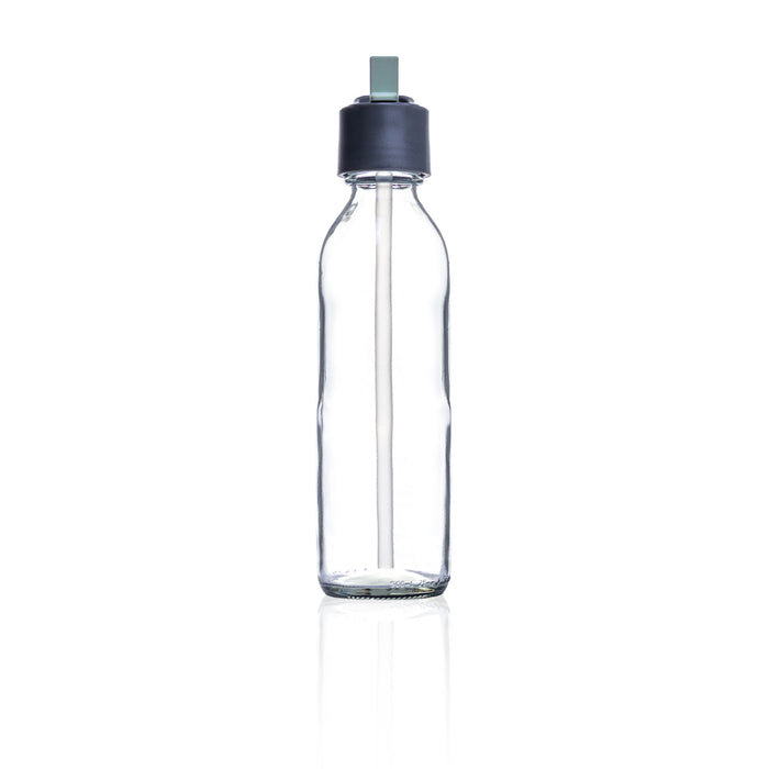 Consol Glass Sleek with Straw Lid 500ml