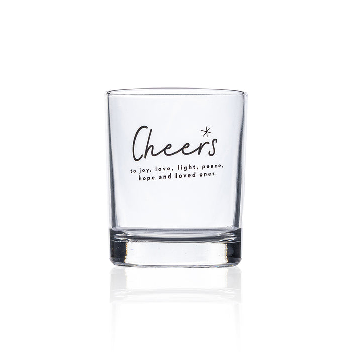Consol Glass Festive Whisky Tumbler 335ml