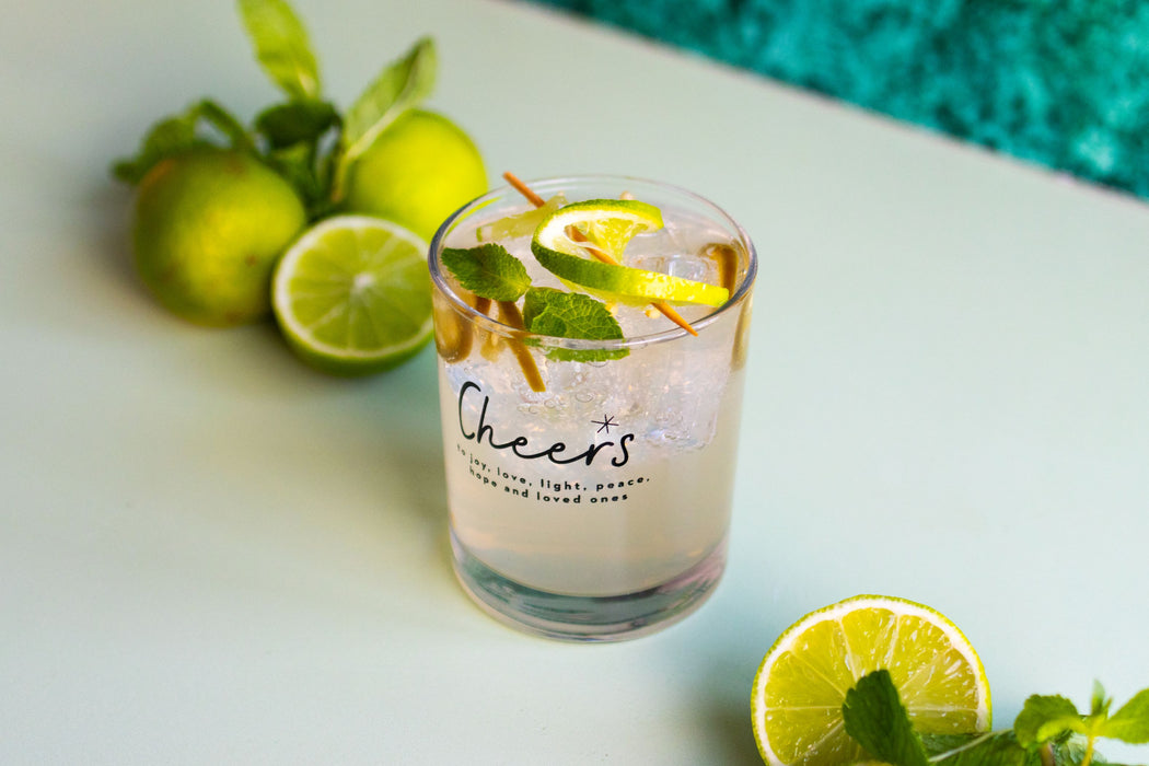 Consol Glass Festive Whisky Tumbler 335ml