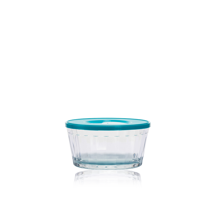 Americano Large Bowl 600ml with Turquoise Lid