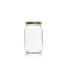 Load image into Gallery viewer, Consol Glass Farrago Jar 375ml with Gold lid (24 Carton Pack)

