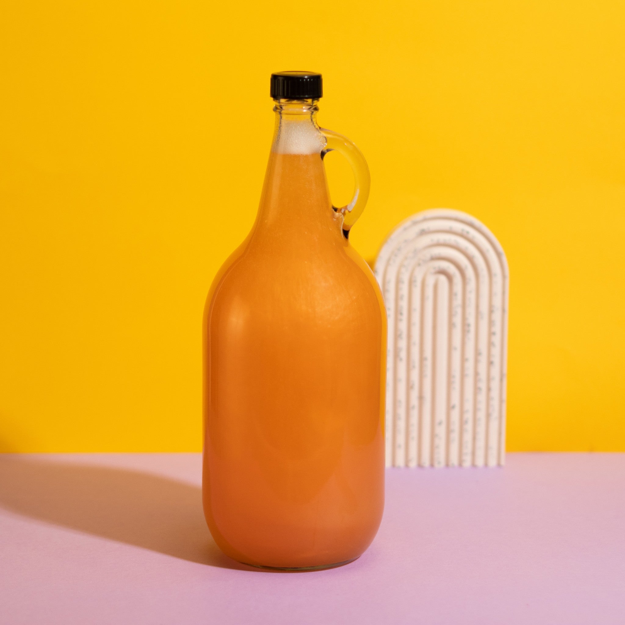 Consol Glass Kangaroo Bottle 2000ml with Black Lid The Consol Shop Woodmead