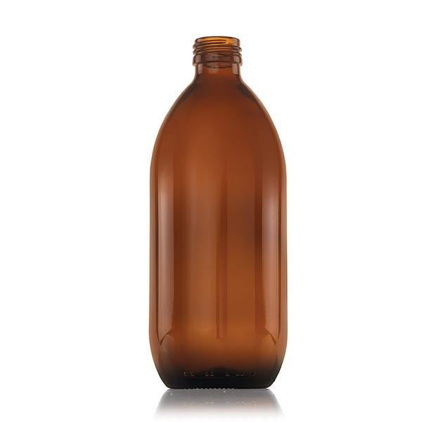 Consol Glass Generic Bottle 500ml Amber without lid (48 Carton Pack ...