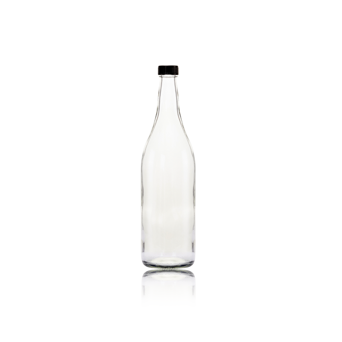 Consol Glass Starlight Bottle 31.5 MM 1000ml (1L) with 31MM Black Lid