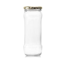 Load image into Gallery viewer, Consol Glass Asparagus Jar 375ml with Gold lid (24 Carton Pack)
