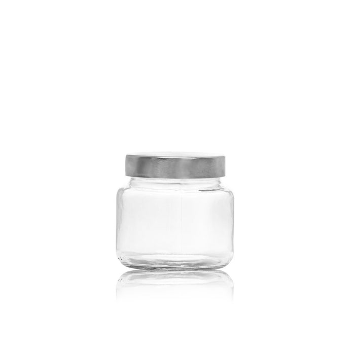 Consol Glass Cannister Jar 500ml with Stainless Steel lid