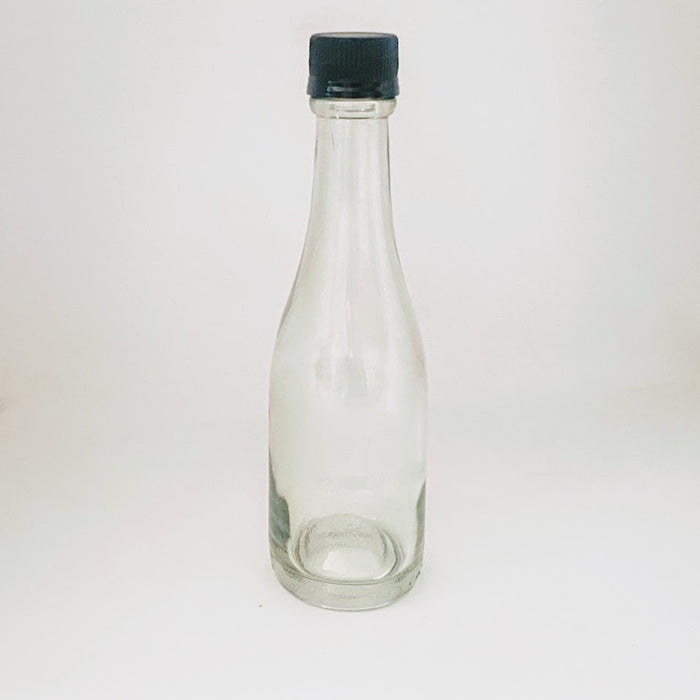 Consol Glass Sparkling Wine Bottle Flint 187ml with Lid