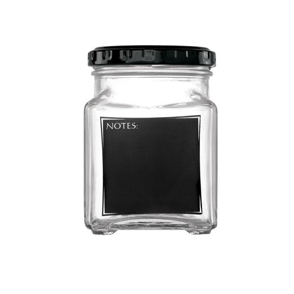 Consol My Jar 260ml Square Black Note