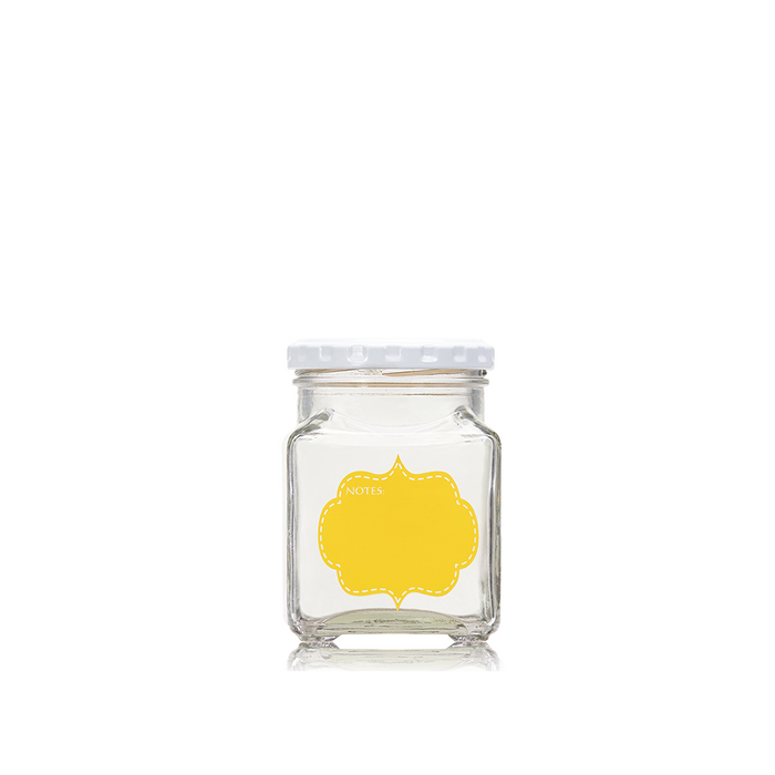 Consol My Jar 260ml Square Yellow Note