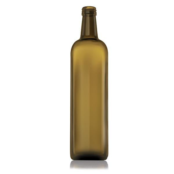 Consol Glass Olive Oil Bottle 1000ml (1L) Antique without lid (12 Carton Pack)