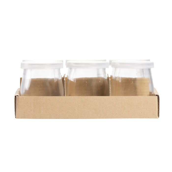 Spice Jar With Plastic Lid 125ml 6 Pack