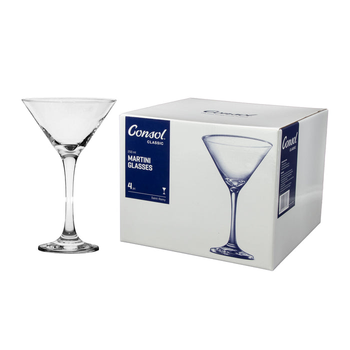 Consol Glass Saint Remy Martini 250ml 4 Pack