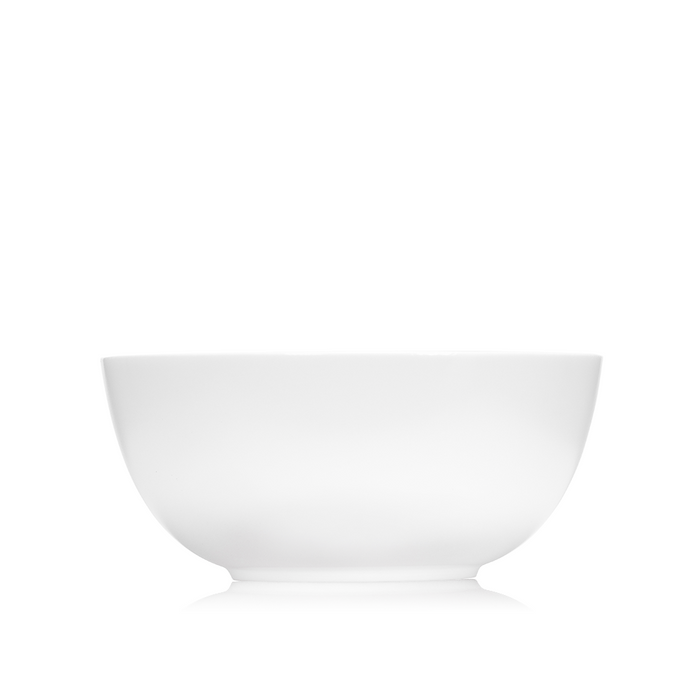Consol Glass Opal Salad Bowl 21cm White