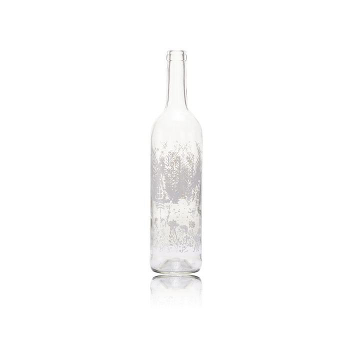 Consol Glass Snow House 30CM 750ml without Lid