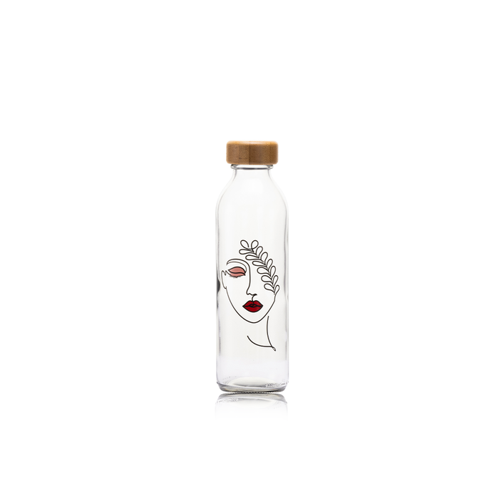 Consol Glass She 500ml With Bamboo Lid