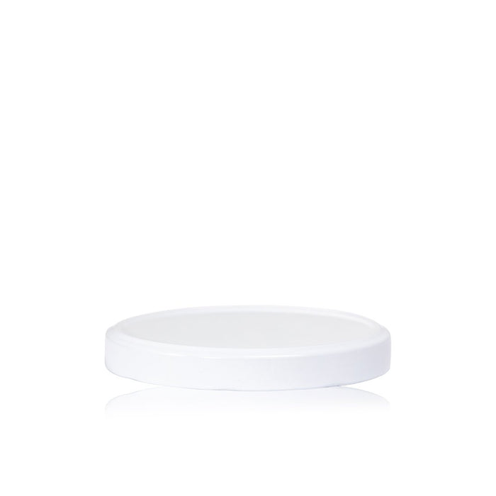 110mm RTO Metal Lid White