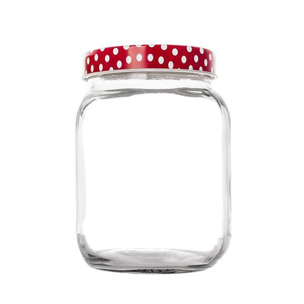 Consol Glass Cookie Jar 2000ml (2L) Dotted lid