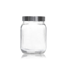 Load image into Gallery viewer, Consol Glass Cookie Jar 2000ml (2L) with Stainless Steel lid
