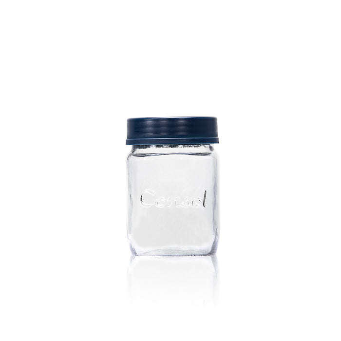 Consol Glass Preserve Jar 250ml with Coloured Lid