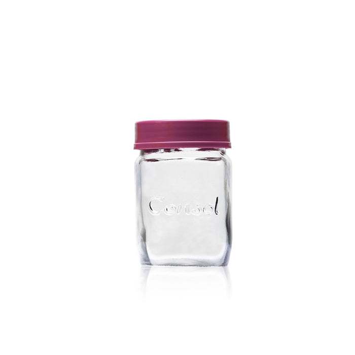 Consol Glass Preserve Jar 250ml with Coloured Lid