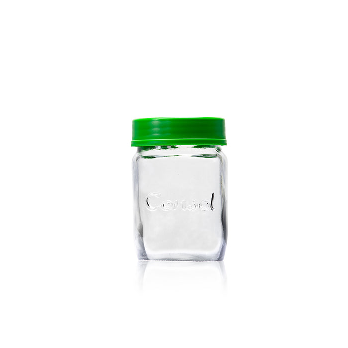 Consol Glass Preserve Jar 250ml with Coloured Lid